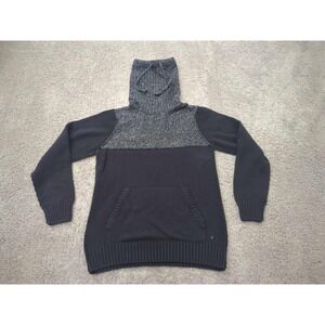 Guess Sweater Mens Medium Black Pullover Turtleneck Long Sleeve Knit‎